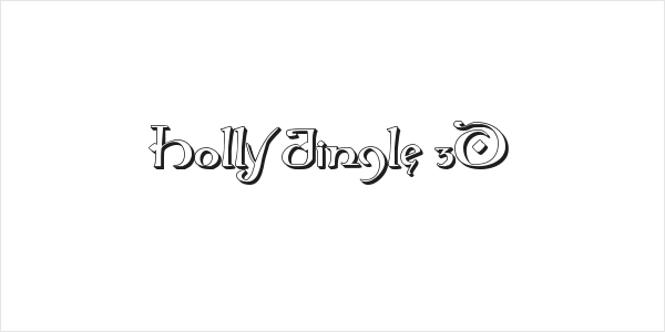 Holly Jingle 3D Logo
