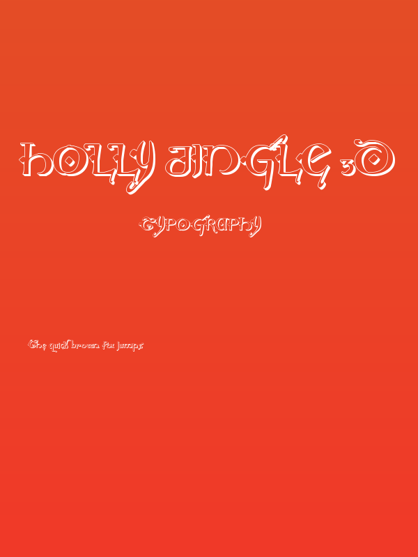 Holly Jingle 3D Poster