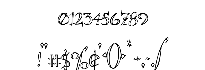 Holly Jingle Condensed Font OTHER CHARS