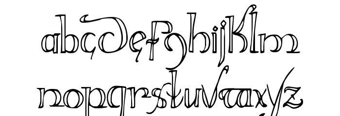 Holly Jingle Condensed Font LOWERCASE