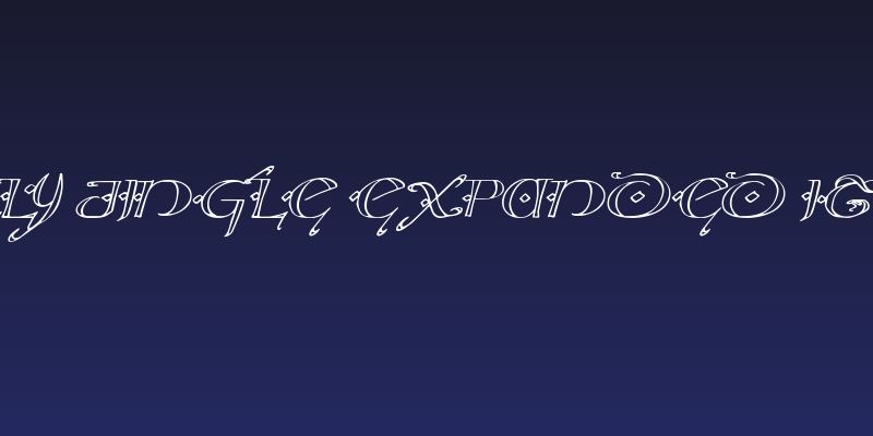 Holly Jingle Expanded Italic Social Header