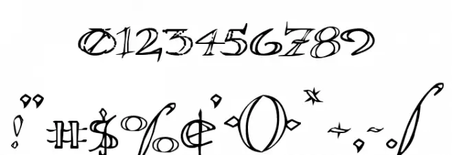 Holly Jingle Expanded Font OTHER CHARS