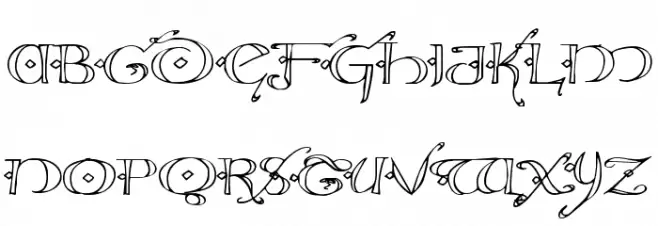 Holly Jingle Expanded 字体 大写