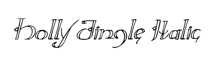 Holly Jingle Italic  Frei Schriftart Herunterladen