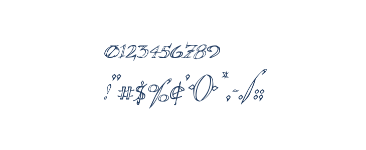 Holly Jingle Italic Other Characters