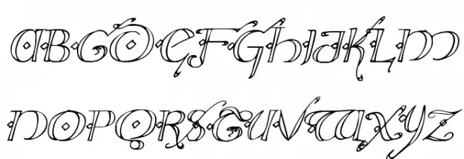 Holly Jingle Italic Polices MAJUSCULES
