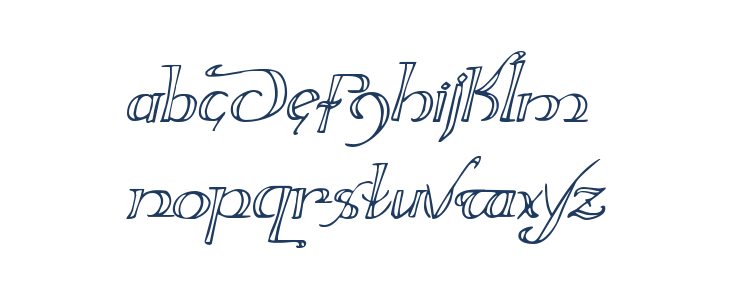 Holly Jingle Italic Lowercase