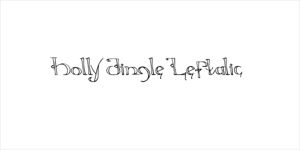 Holly Jingle Leftalic Logo