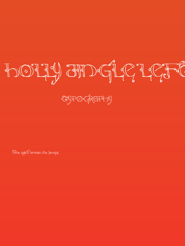 Holly Jingle Leftalic Poster