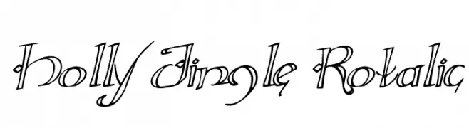 Holly Jingle Rotalic  नि: शुल्क फ़ॉन्ट्स डाउनलोड