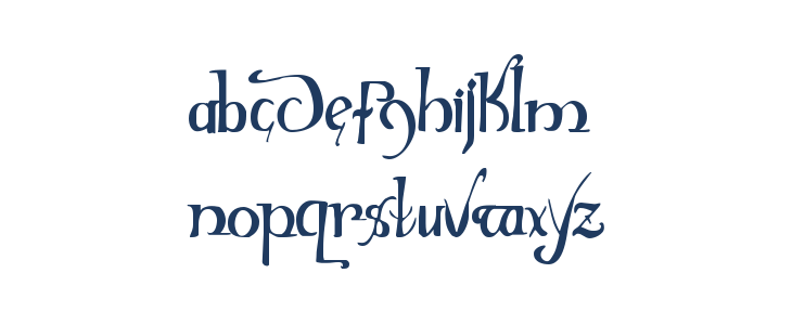 Holly Jingle Solid Condensed Lowercase