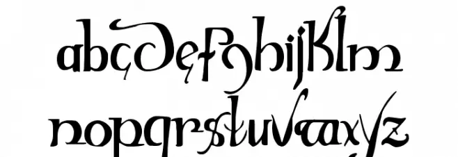 Holly Jingle Solid Condensed Caratteri MINUSCOLO