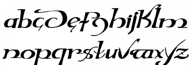 Holly Jingle Solid Expanded Italic خط أحرف صغيرة