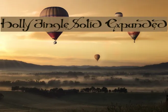 Holly Jingle Solid Expanded Example 2