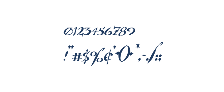 Holly Jingle Solid Italic Other Characters