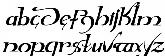Holly Jingle Solid Italic फ़ॉन्ट लोअरकेस