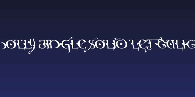 Holly Jingle Solid Leftalic Social Header