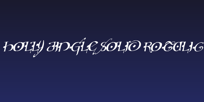 Holly Jingle Solid Rotalic Social Header