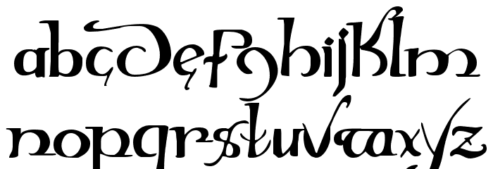 Holly Jingle Solid Font LOWERCASE