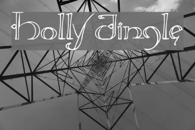 Holly Jingle Font examples
