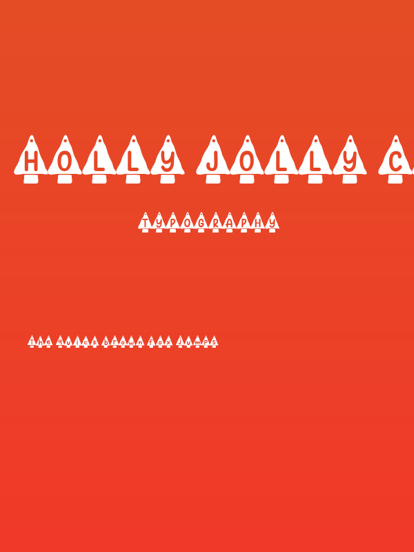 Holly Jolly Christmas Poster