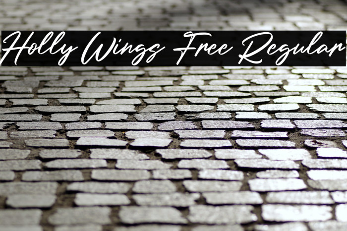 Holly Wings Free Regular Example 3