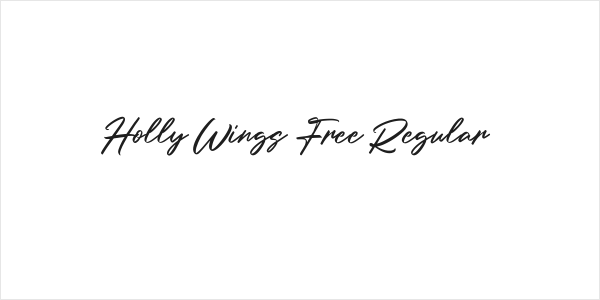 Holly Wings Free Regular Logo