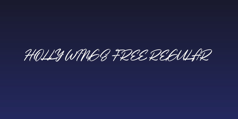 Holly Wings Free Regular Social Header