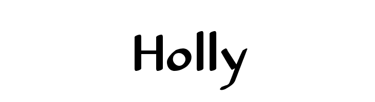 Holly  नि: शुल्क फ़ॉन्ट्स डाउनलोड