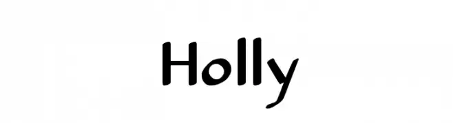 Holly  Скачать бесплатные шрифты