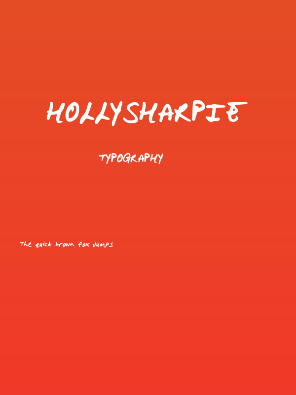 HollySharpie Poster