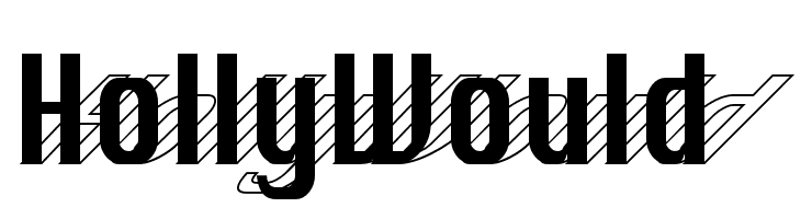 HollyWould  baixar fontes gratis