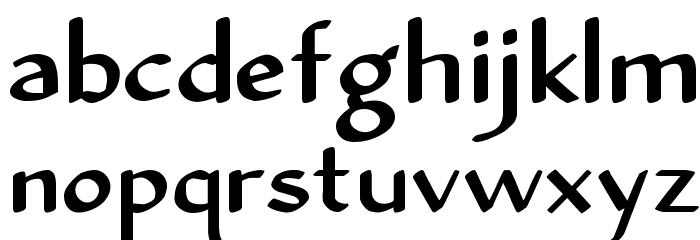 Holly Font LOWERCASE