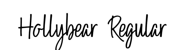 Hollybear-Regular  免费字体下载