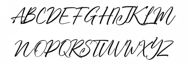 Hollycombs Free Regular Font UPPERCASE