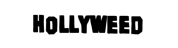Hollyweed  font caratteri gratis