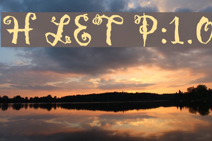 Hollyweird LET Plain:1.0 Font examples