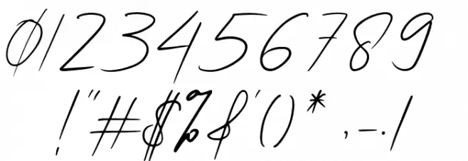 Hollywise Font OTHER CHARS