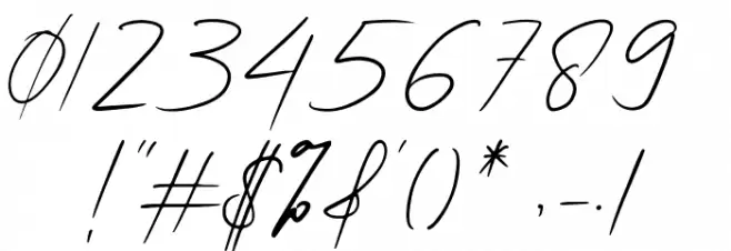 Hollywise Font OTHER CHARS