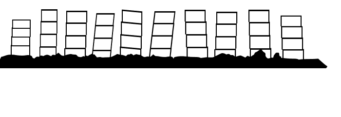 Hollywood Capital Blank Font OTHER CHARS