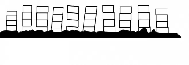 Hollywood Capital Blank Schriftart Anderer Schreiben