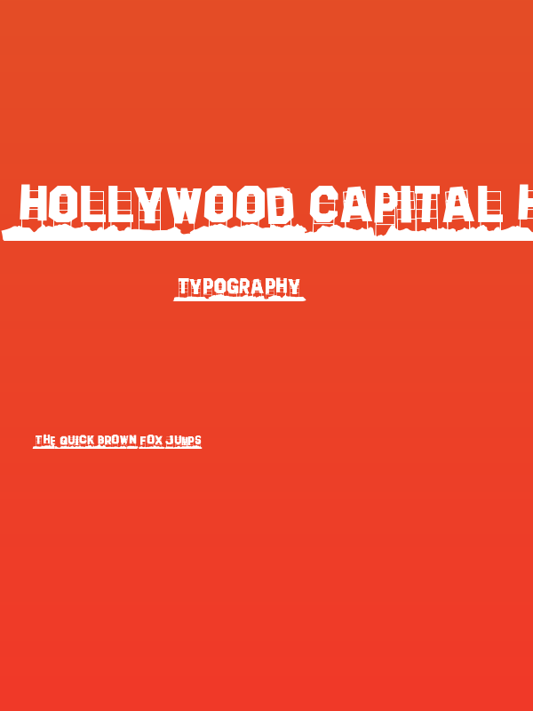 Hollywood Capital Hills Poster