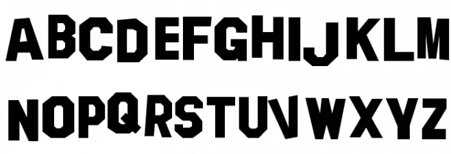 Hollywood Capital Font Litere mari