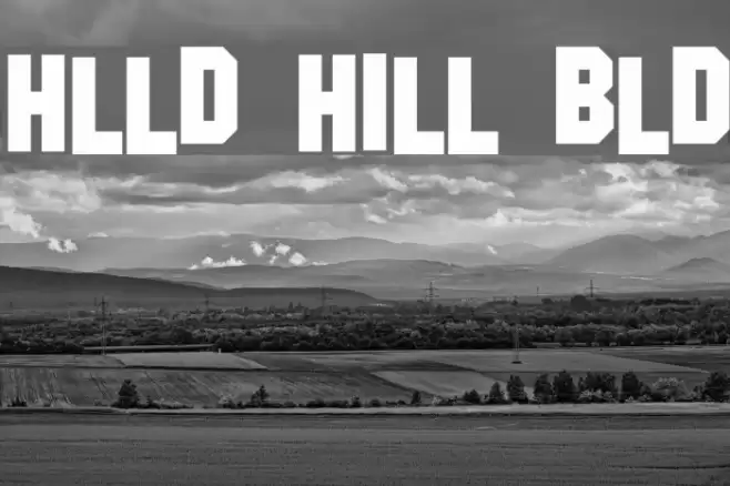 Hollywood Hills Bold Font examples