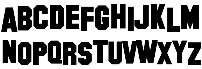 Hollywood Hills Bold Font LOWERCASE