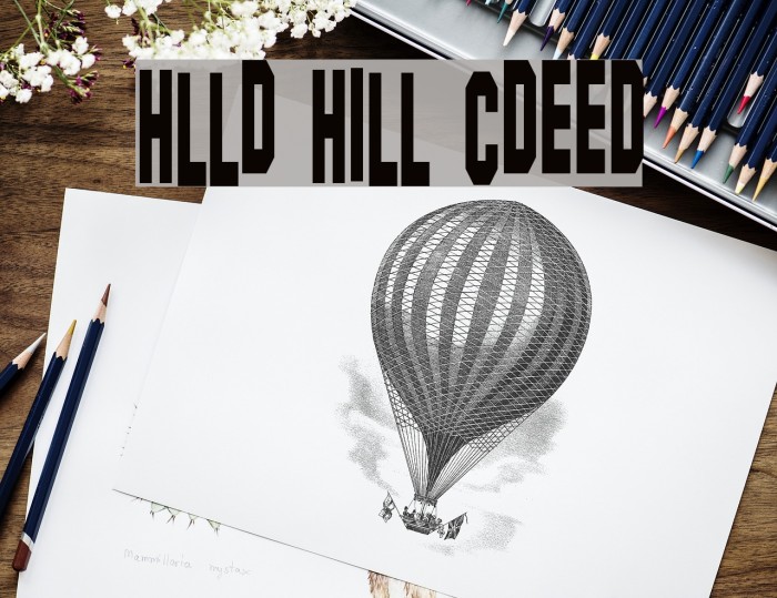 Hollywood Hills Condensed Font examples