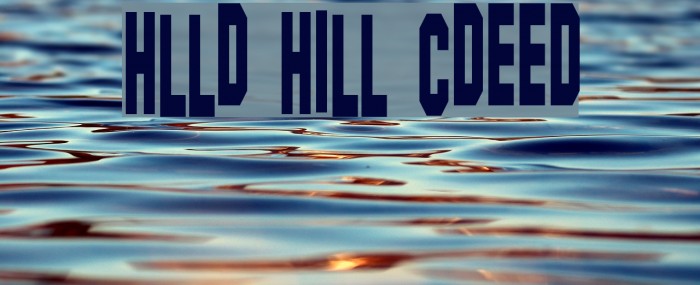 Hollywood Hills Condensed Font examples