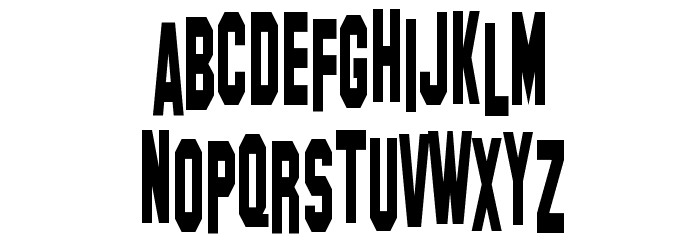 Hollywood Hills Condensed Font LOWERCASE