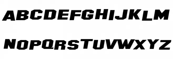 Hollywood Hills Expanded Italic Fuentes MINÚSCULAS