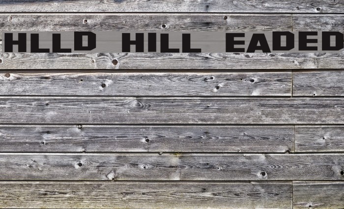 Hollywood Hills Expanded Font examples